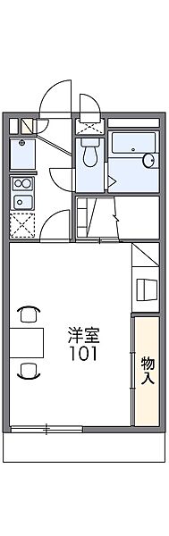 レオパレスＯＮＯ 204｜兵庫県小野市黒川町(賃貸アパート1K・2階・26.49㎡)の写真 その2