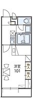 レオパレスＳＷＥＥＴ　ＨＯＭＥ 106 ｜ 兵庫県加西市北条町北条877（賃貸アパート1K・1階・23.18㎡） その2