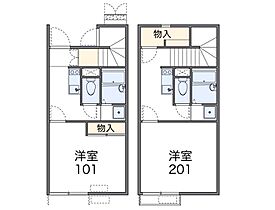 レオネクストプレザン今池 201 ｜ 兵庫県明石市二見町東二見1188-1（賃貸アパート1K・2階・28.15㎡） その2