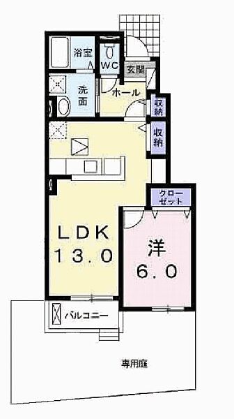 パストラルIII 102｜兵庫県西脇市和田町(賃貸アパート1LDK・1階・45.82㎡)の写真 その2