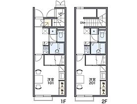 レオパレスグランドソレーユ 212 ｜ 兵庫県神崎郡福崎町馬田35（賃貸アパート1K・2階・28.02㎡） その2