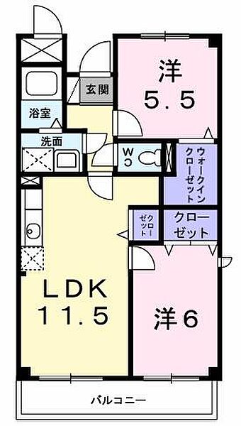 ポレール伊川　II 101｜兵庫県神戸市西区池上 5丁目(賃貸マンション2LDK・1階・57.02㎡)の写真 その2