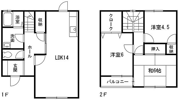 シャトー仏蘭西 1-A｜兵庫県姫路市御立東 4丁目(賃貸アパート3LDK・1階・76.18㎡)の写真 その2