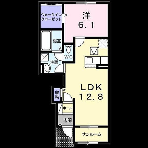 リヴィエール・デュアルＡ 103｜兵庫県姫路市四郷町東阿保(賃貸アパート1LDK・1階・50.16㎡)の写真 その2