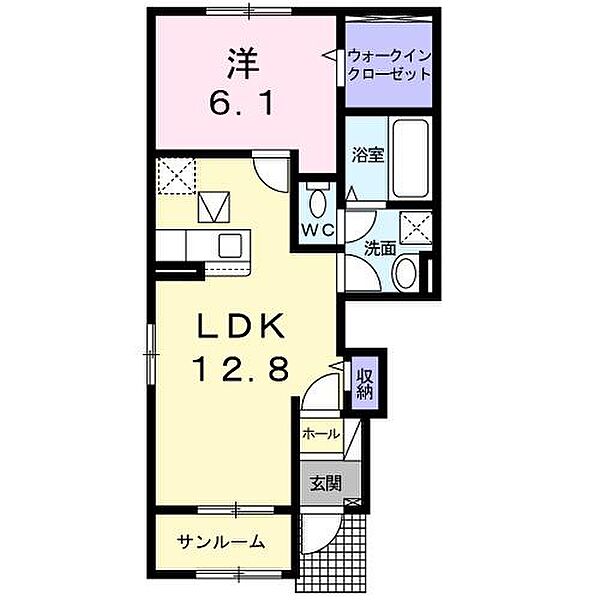 セレーネ 101｜兵庫県加東市社(賃貸アパート1LDK・1階・50.13㎡)の写真 その2