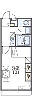 レオパレスサンライズ松陽 101 ｜ 兵庫県高砂市松陽 1丁目8-27（賃貸アパート1K・1階・23.18㎡） その2