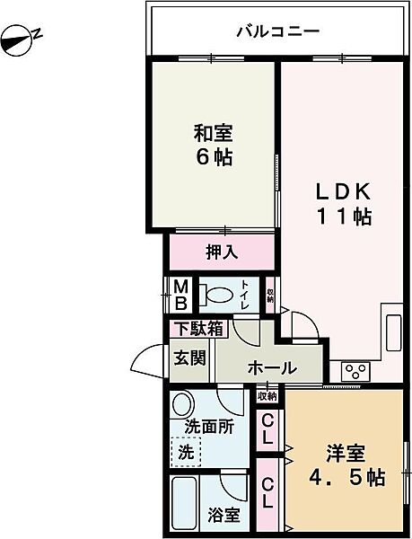 アルコ・ラ・カーサ姫路土山 311｜兵庫県姫路市土山 6丁目(賃貸マンション2LDK・3階・63.00㎡)の写真 その2