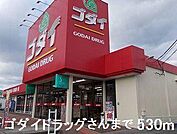 ゴダイドラッグさんまで530m