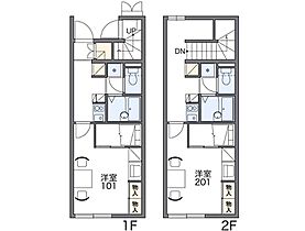 レオパレス九日市 103 ｜ 兵庫県豊岡市九日市下町字隅中62-5（賃貸アパート1K・1階・23.61㎡） その2