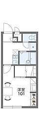 間取図画像 1K