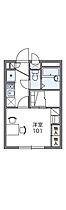 レオパレス三田ウチダ6号館 101 ｜ 兵庫県三田市中町10-35（賃貸アパート1K・1階・19.87㎡） その2