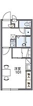 レオパレスサンクレール 111 ｜ 兵庫県加西市北条町古坂 5丁目50（賃貸アパート1K・1階・21.81㎡） その2