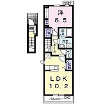 エステート　王子 206 ｜ 兵庫県小野市王子町（賃貸アパート1LDK・2階・44.66㎡） その2