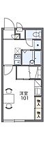 レオパレスＥＳＰＡＣＩＯ 106 ｜ 兵庫県加西市北条町北条264-1（賃貸アパート1K・1階・23.18㎡） その2