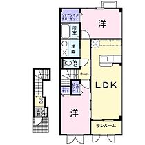 アバンツァートII 202 ｜ 兵庫県豊岡市九日市中町（賃貸アパート2LDK・2階・61.96㎡） その2