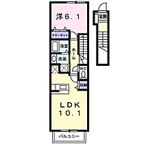 デーア・フィオーレ 204 ｜ 兵庫県明石市二見町西二見駅前 4丁目（賃貸アパート1LDK・2階・42.37㎡） その2