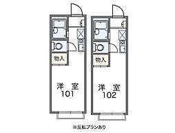 レオパレス宇佐崎II 2階