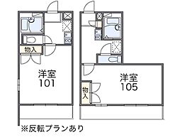 レオパレスＭ’ｓフレーズ 1階
