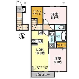メゾン　ベルハープ 2階