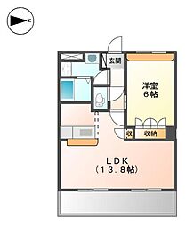 ルミナスコート 1階/-