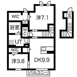 セントラル・ヴィレッジ泉　B棟 2階