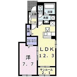 間取図画像 1LDK