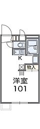 間取図画像 1K
