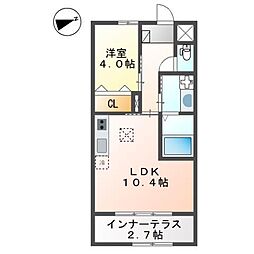 ボヌール西山 2階