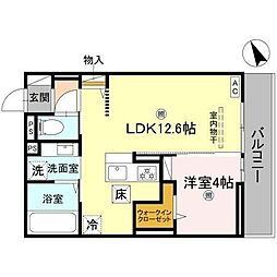 間取図画像 1LDK