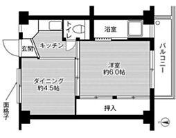 ビレッジハウス沢野本2号棟 1階