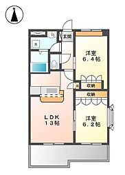 グランディール 2階/-