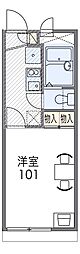 レオパレス未来 1Kの間取図画像