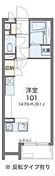 MIRANDACaseCalmaK ワンルームの間取図画像