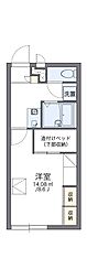 レオパレス六甲北二番館 1Kの間取図画像