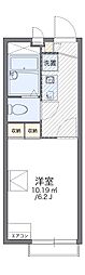 レオパレスロックヒルズ竜が岡 1Kの間取図画像