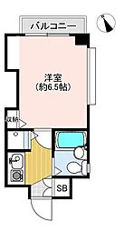 ベルトピア手柄2 ワンルームの間取図画像