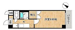 アートプラザ神戸西 1Kの間取図画像