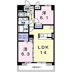 物件の間取り