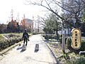天神川沿いの天...