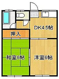 コーポ風 2階/-