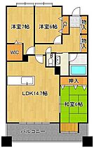 福岡県北九州市八幡東区高見2丁目（賃貸マンション3LDK・9階・80.38㎡） その2