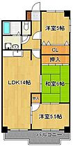 セントラルパーク浅生  ｜ 福岡県北九州市戸畑区新池1丁目（賃貸マンション3LDK・8階・72.80㎡） その2