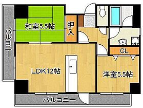 アネーロあそう  ｜ 福岡県北九州市戸畑区浅生2丁目（賃貸マンション2LDK・8階・62.62㎡） その2