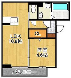 Ｄ-ＲＯＯＭ中原西 2階