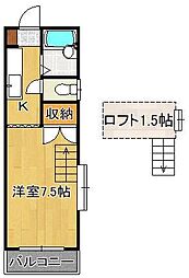 ハイネス枝光B棟 2階