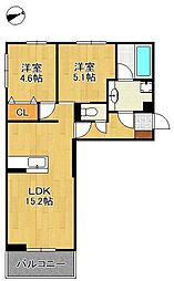 (仮称)D-ROOM中原東 2階