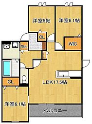 ブランメール 2階