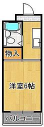間取図画像 1K