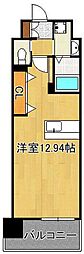 レジェンド高見 ワンルームの間取図画像