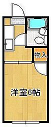 オアシス中原東 B棟 1階/-